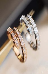 Luxurious quality V Gold material no change color punk ring shape with all diamond for women wedding jewelry gift PS88214901871