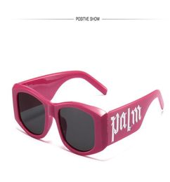 Fashion luxury men designer sunglasses retro square frosted box letterprinted color film trend casual style UV protection glasses3598428