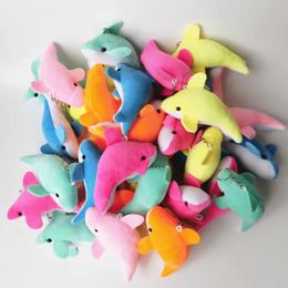50pcspack Stuffed Plush Toy dolphins Mini dolphin Doll Toy Keychain Bag Pendants Wedding Decoration kids Birthday Party Gift 240424