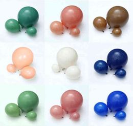 inch Matte Beige Retro Green Pink Dark Blue White Sand Balloons Bridal Shower Wedding Decoration Birthday Party Supplies J2207115928429