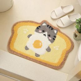 Carpets Anti Slip Mat Artificial Cashmere Memory Carpet Coral Velvet Super Absorbent Floor Kitchen Living Room Bathroom Decoration