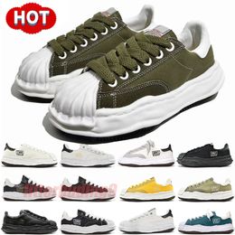 NEW Running Shoes Classic Maison Mihara Yasuhiro OG Sole Canvas Low MMY Shoes White Black Women Mens Casual Trainers Designer Platform Sneakers 36-45