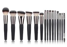 15pcs Makeup Brushes Set Soft Synthetic Hair Foundation Contour Concealer Eye Shadow Eyelash Lip Make up Brush Cosmetic Beauty Too5993098