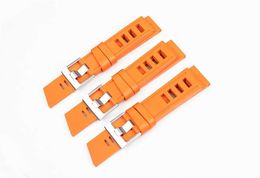 Watch Bands Accessory retrogula rubber belt diving tunaSBDX011 20/22/24mm orange Q240430