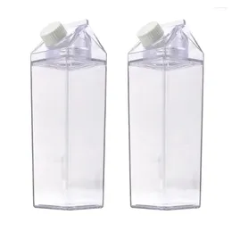 Water Bottles Hemoton Plastic Bottle Milk Drink Juice Container Empty Storage Leak Proof Kids Cup Beverage