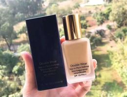 Top Quality Double Wear Liquid Foundation Stay in Place Makeup 30ml Nude Cushion Stick Radiant Makeup Foundation9172986