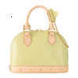 أكياس Kids Luxury Brand Bag Women's Flororescent أصفر ورنيش جلدي صغير حقيبة اليد حقيبة يد واحدة الكتف Crossbody Bag M24063