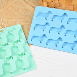 Baking Moulds 9 Grid Silicone Ice Tray Animal Shape Food Grade Making Mold DIY Creative Cube Cartoon Puppy Durable Home