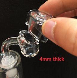 Core Reactor 4mm Thick Quartz Banger Nail 10mm 14mm 18mm male female Quartz Carb Cap 90 degree domeless 100 real quartz nail7081410