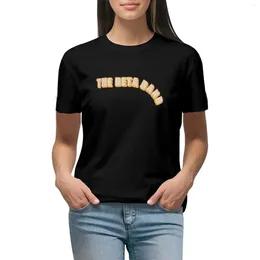 Women's Polos THE BETA BAND Logo Vintage T-shirt Tees Lady Clothes Female Graphic T-shirts For Women