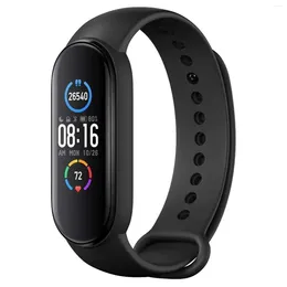 Wristwatches Mi Band 5 Colour AMOLED Sleep Step Swim Sport Monitor APP Miband