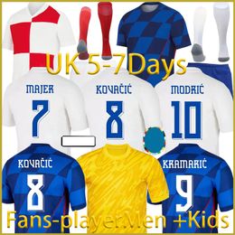 2024 Croacia MODRIC Men Kids Kit uniforms soccer MANDZUKIC PERISIC KALINIC24 25 Euro cup Croatia football shirt KOVACIC Rakitic Kramaric jerseys national Petkovic