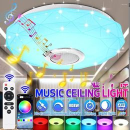 Ceiling Lights Smart Light RGB CCT APP Control Music Remote Application Bluetooth Speaker Indoor Decor