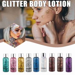 Body Glitter Mermaid Glitter Eyeshadow Gel Body Face Eye Liquid And Gems Nightclub Performance Sequins Loose Stage Colourful Makeup U3Z0 d240503