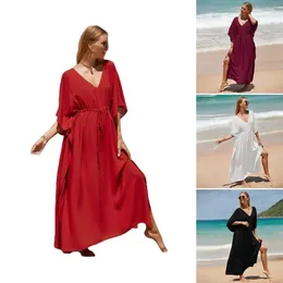 Swimsuit Cover Up For Womens Beachwears Swim Bikinis Bathing Suit Beach Coverups Loose Drawstring Swimwears Dress Shirt