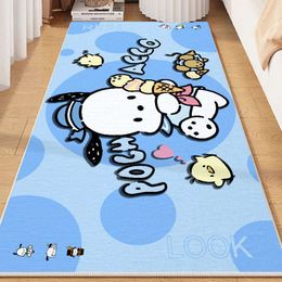 Carpet Bedside Dirt Resistant Fun Cartoon Cool and Warm Insulation Wear-resistant Anti Slip Carpet Easy to Maintain Crystal Velvet for Home Use