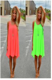 WholeSummer Dress 2020 Sexy Backless Sling Strap Back Chiffon Beach Dress Party Women Clothing Vestido Backless Chiffon Dress1483420