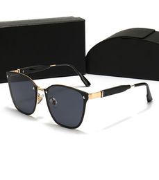 2023 designer brand sunglasses for woman man metal large frame polaroid PC UV400 Polarised lenses holiday travel high quality clas8057255