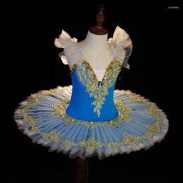 Stage Wear Girls Ballet Skirt Suspender Gauze Dress Children's Pettiskirt Performance Little Swan Dance Costume