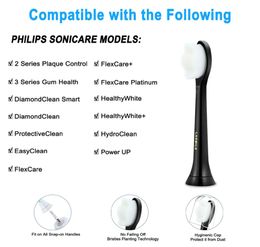 Replacement Toothbrush Heads Upgraded Quality and Compatible with All Philips Sonicare Screwon Electric Toothbrushes 10 Pack9108368