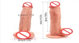 Realistic Dildo Sex Toys Female Masturbators Bigger Flexible Penis Dildos with Strong Suction Cup Artificial Penis Sex Products2752191