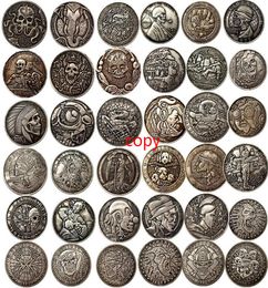 Old Hobo Nickel Souvenir Coins Antique Gifts Skeleton Fantasy Vintage Mediaeval Travel Collections Metal Coin8973716