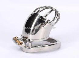 Belt Stainless Steel Bondage Sex Toys Metal Cock Cage For Men Gay Adult SM Sex Product2638851