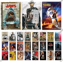 2023 Classic Vintage Movie Metal Painting Signs Plaque Poster Tin Sing Decoration for Man Cave Bedroom Cinema Film Top Music Wall 6509274