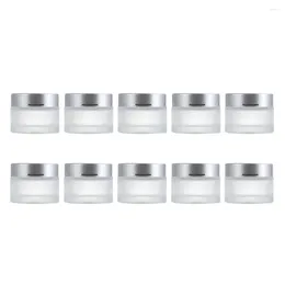 Storage Bottles 10 Pcs Bottled Eye Cream Practical Glass Boxes Buttercream Filling Dispenser Travel Creami