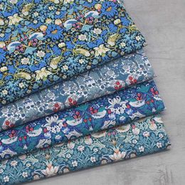 Fabric William Morris Fabric Thin Cotton Poplin Classic Pattern for Sewing Dresses Clothes by Half Metre d240503