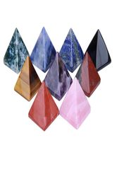 Pyramid Natural Stone Crystal Healing Wicca Spirituality Carvings Stone Craft Square Quartz Turquoise Gemstone Carnelian Jewellery L5923241