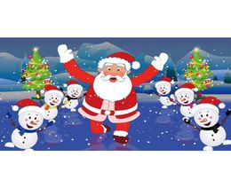 High quality Christmas Flags Merry Christmas Happy Decoration 3x5 FT Banner 90x150cm Festival Party Gift 100D Polyester Printed Ho3909744