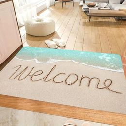 Carpets Durable Welcome Doormat Indoor Outdoor Entrance Mat Bath Suitable For Living Room Kitchen Bedroom Carpet