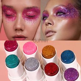 Body Glitter Large Sequin Glitter Stick Self-adhesive Eye Glitter Multifunctional Nail Hair Body Glitter Gel Art Flash Loose Sequins Cream d240503