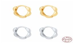 CANNER Light Luxury 925 Sterling Silver INS Gold Bubble Hoop Earrings For Women Piercing Earring Earings Jewelry Pendientes5900228