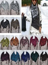 Fashion Women Arab Shemagh Keffiyeh Palestine Scarf Shawl Kafiya 13 Colors9744082