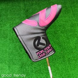 Designer Scotty Putter Straight Push Rod Cover Golf Products Golf Club Head Covers For Putter High-Quality Fashion Embroidery PU Leather Blade Putter Headcover 918