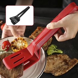 Stainless Steel Food Tongs Steak Clip 3In1 Multifunctional Silicone Cooking BBQ Grill Clamp Kitchen Accessories 240429