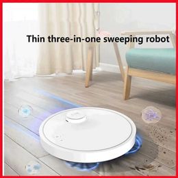 Vacuum Cleaners 2024 New ultra-thin three in one robot vacuum cleaner 1500 PA suction intelligent cleaning dry and wet mop Q240430