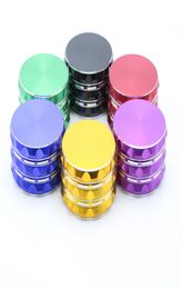 New Nice Creative 50MM 63MM Tobacco Grinder 4 Layer Metal Aluminium Crusher Smoking Hand Muller Herb Spice Pollen Herbal Grinder 625771720