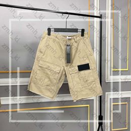 Stones Islandes Short Men's Designer Shorts Pockets Work Womens Summer Sweatpants Multi-function Thigh Pants Short Casual Loose High Street Shorts Cp Jacket 689