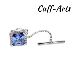 Brooches Tie Tac For Men Real Crystal Fashion Novelty Lapel Pin By Cuffarts P10396