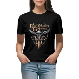 Women's Polos Baldur's For Fans 1 T-shirt Cute Tops Graphics Oversized T-shirts Women Loose Fit