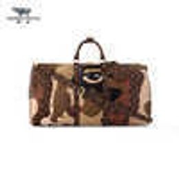 Kids Bags Luxury Brand New Men's Eye Stickers Classic Presbyopia KEEPALL55 Travel Bag Handbag M46677