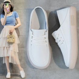 Casual Shoes Little White Female Oxford Soft Sole Single Student Flat Breathable Board Two Pair