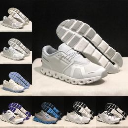 Designer running shoes Men sneakers white black Triple Green Glow Cloud 5 mens womens casual trainers Sneakers 36-45 Free shipping