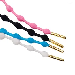 Shoe Parts Coolstring Accessory 7MM Pea Unique Type Elastic Lacet Curious Novel Shape Trendy Hoodie Sneaker Individuality Strange Rope