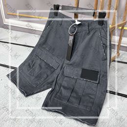 Stones Islandes Short Men's Designer Shorts Pockets Work Womens Summer Sweatpants Multi-function Thigh Pants Short Casual Loose High Street Shorts Cp Jacket 653