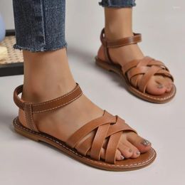 Casual Shoes Summer Rome Women Sandals Flats Beach Slippers Brand Flip Flops Dress Walking Zapatos Mujer Slides