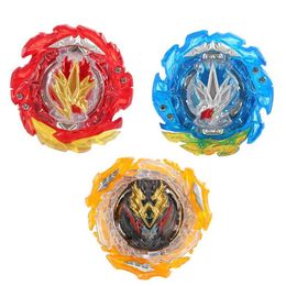 4D Beyblades Burst B-203 King Helios Divine Belial Super Hyperion Booster Bey Gyro Boys Metal Rotating Combat Top of the line Childrens Fidget Toys Q240430